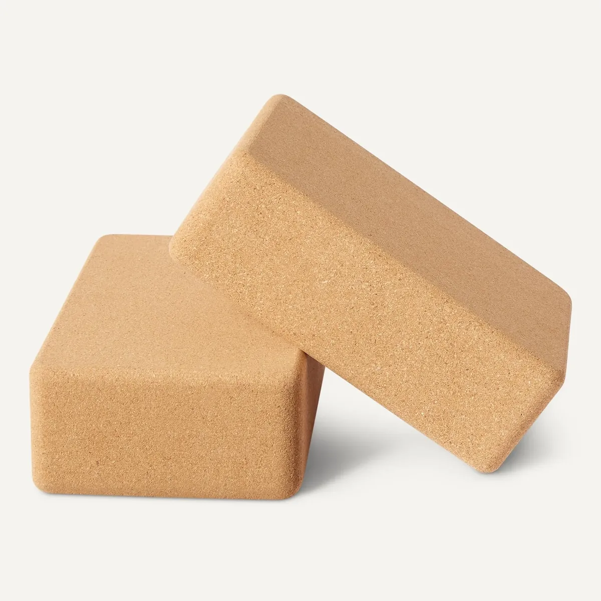Amazon Basics Bloque de Corcho Natural para Yoga, 23 x 15 x 8cm, Paquete de 2 foto 3