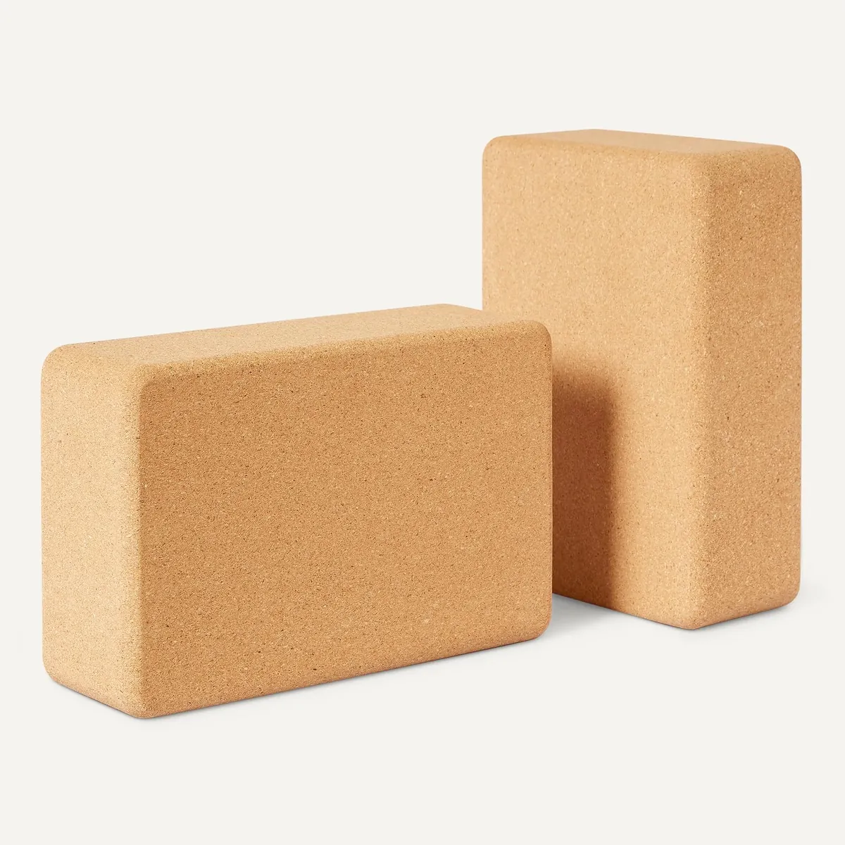 Amazon Basics Bloque de Corcho Natural para Yoga, 23 x 15 x 8cm, Paquete de 2 foto 4