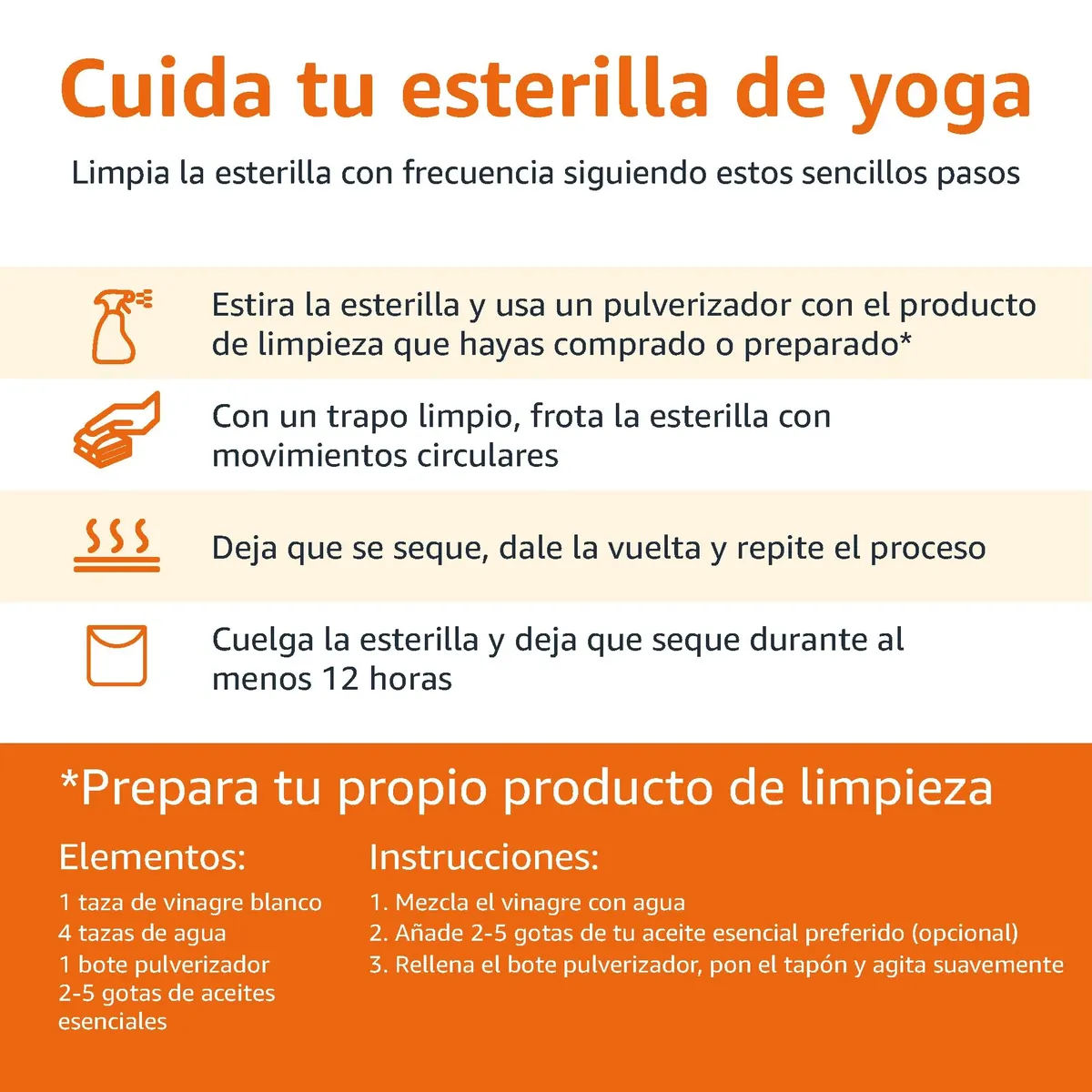 Amazon Basics Esterilla de yoga, antideslizante, extragruesa, colchoneta para ejercicios de pilates, 183 x 61 x 1 cm, Negro foto 3
