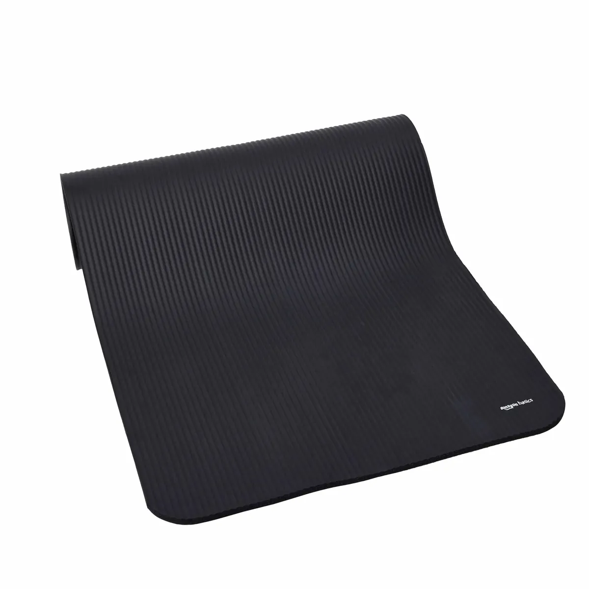 Amazon Basics Esterilla de yoga, antideslizante, extragruesa, colchoneta para ejercicios de pilates, 183 x 61 x 1 cm, Negro foto 4