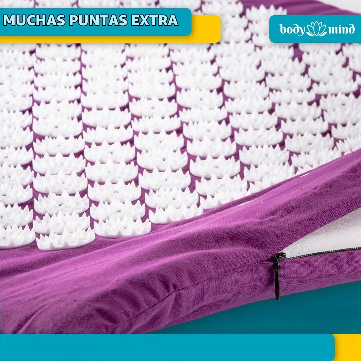 Body & Mind® Estera de Acupresión con 7.140 Puntas - Tapete Fakir foto 6