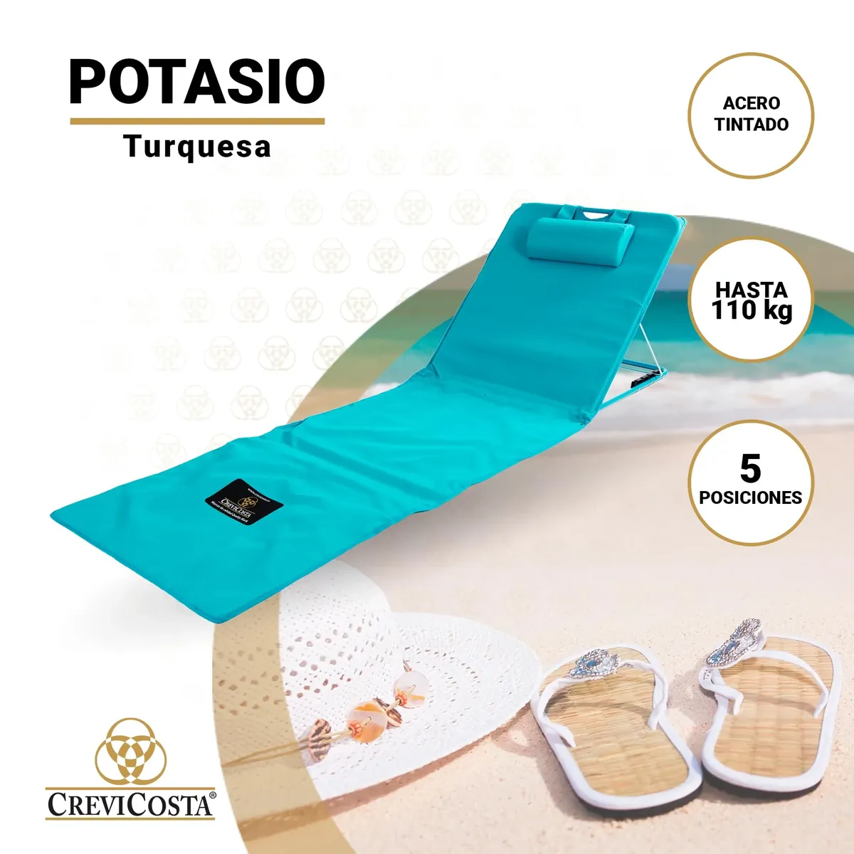 CREVICOSTA QUALITY MARK MARCAS DE CALIDAD - POTASIO 1309-1 Esterilla de aluminio plegable foto 1