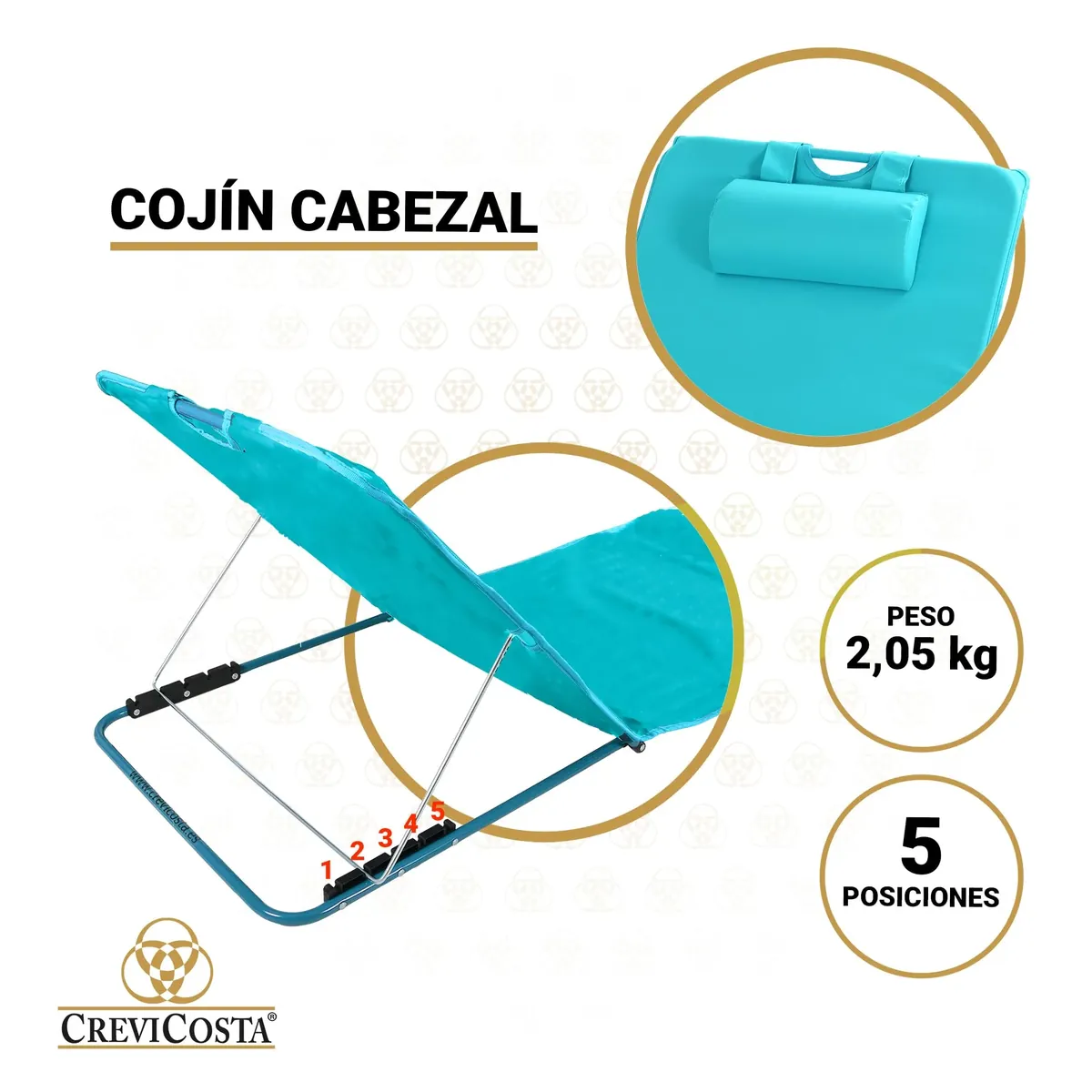 CREVICOSTA QUALITY MARK MARCAS DE CALIDAD - POTASIO 1309-1 Esterilla de aluminio plegable foto 2