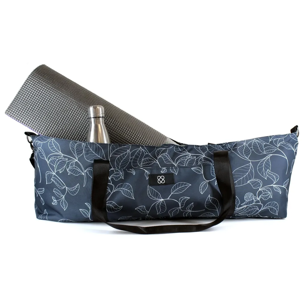 DOJA Barcelona Bolsa Esterilla Yoga Grande XXL - Color Estampado - Mochila Yoga de Diseño Resistente - Espaciosa con Bolsillos Integrados - Asas y Correa De Hombro - Bolsa Pilates Transporte Comodo foto 2