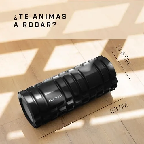KG Physio Foam Roller - Rodillo Masaje Muscular para Piernas, Espalda y Brazos - Rulo Masaje Muscular Ultraligero Esencial para Liberar Tensiones Musculares - 33x12cm Rodillo Pilates foto 6