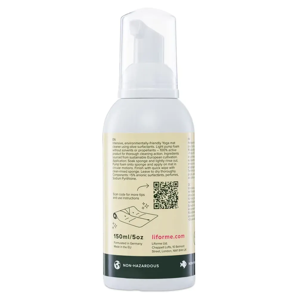 Liforme el Limpiador Diario Definitivo Para Esterillas de Yoga, Ecológico, Natural y Orgánico, Limpiador de Esterillas de Yoga, Vegano, Seguro para Todas las Esterillas de Yoga - 150 ml foto 1
