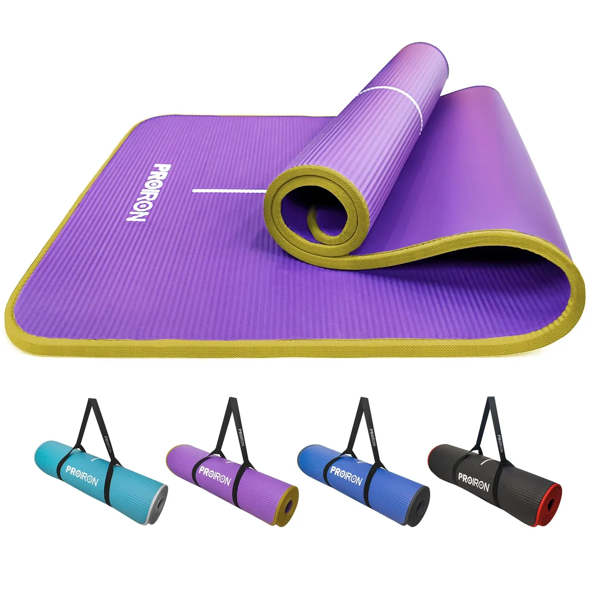 PROIRON Esterilla Yoga,Grosor 10/15mm,Ideal para Ejercicio,183x66/61cm foto 7