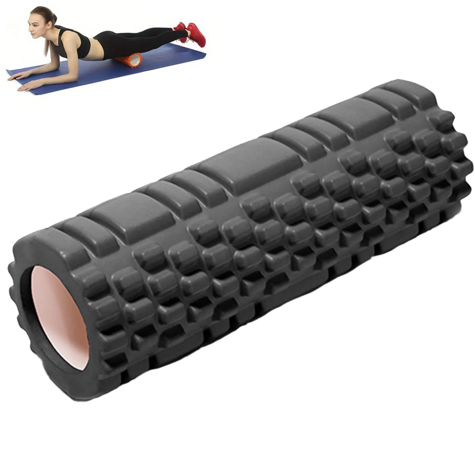 Rodillo de Masaje para Columna Vertebral y Espalda - Alivia la Tensión Muscular
