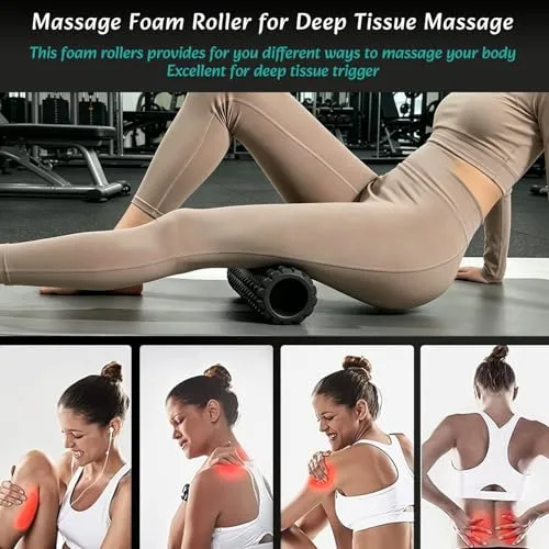 Rodillo de Masaje para Columna Vertebral y Espalda - Alivia la Tensión Muscular foto 3