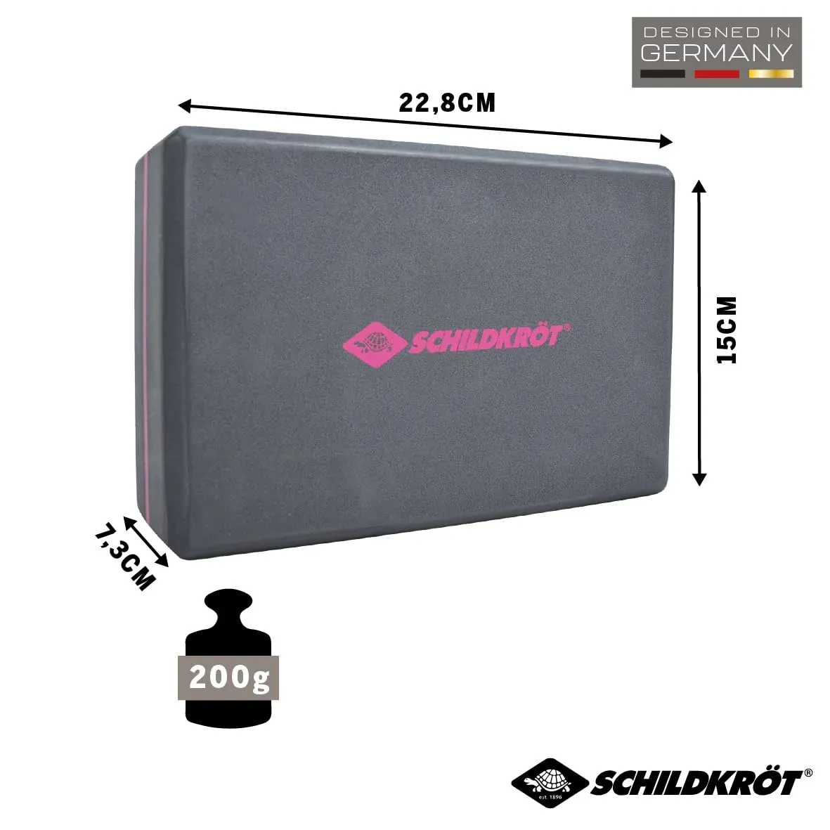 Schildkröt Yoga Block, Bloque de Pilates, Almohadilla de Yoga y Meditacion, Ayuda de Estiramiento, Espuma Práctica y Suave foto 1
