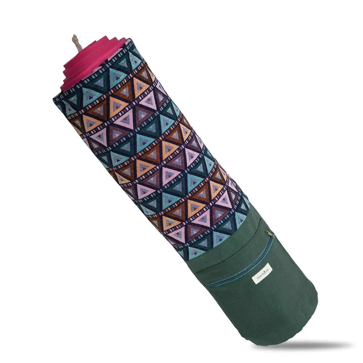 Thermikoa Funda Esterilla Yoga Con Bolsillo - Bolsa Para Colchoneta o Mat de Pilates y Gimnasia - Tote Bag Ligera, Espaciosa y Práctica Para Transportar - Accesorios foto 1
