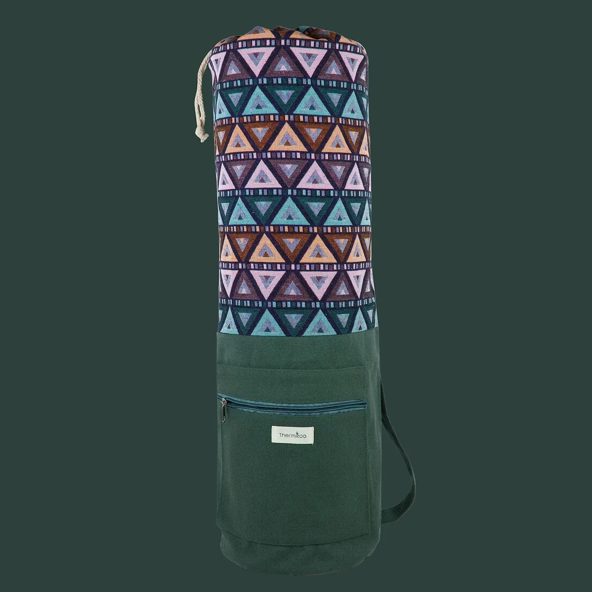 Thermikoa Funda Esterilla Yoga Con Bolsillo - Bolsa Para Colchoneta o Mat de Pilates y Gimnasia - Tote Bag Ligera, Espaciosa y Práctica Para Transportar - Accesorios foto 5