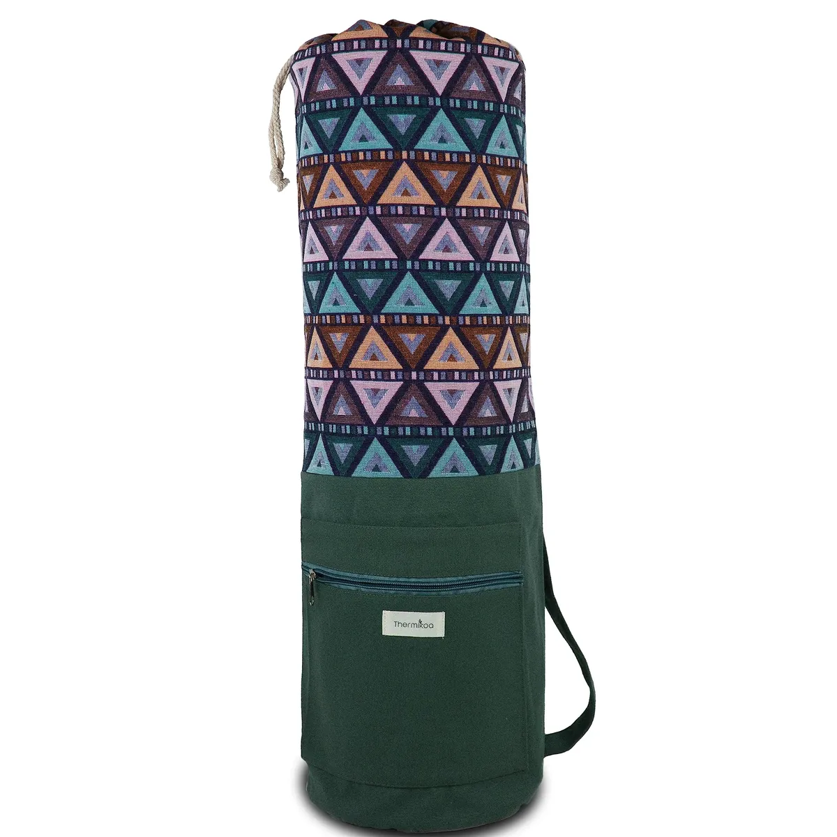 Thermikoa Funda Esterilla Yoga Con Bolsillo - Bolsa Para Colchoneta o Mat de Pilates y Gimnasia - Tote Bag Ligera, Espaciosa y Práctica Para Transportar - Accesorios foto 7