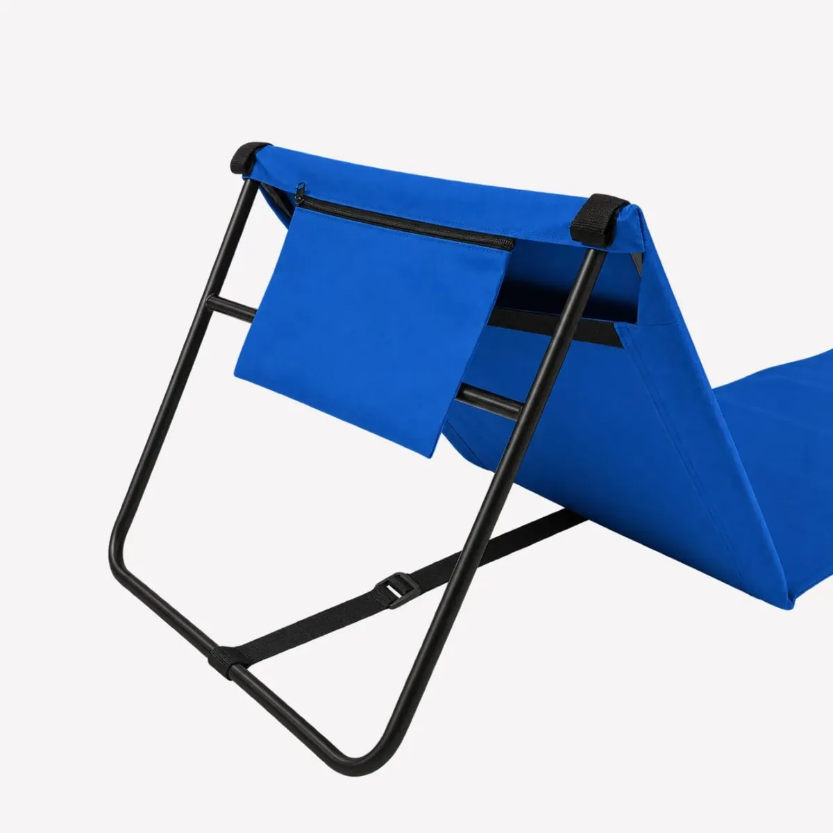 THINIA HOME - Esterilla Plegable de Playa Acolchada con Respaldo, Acero y Tela Oxford, Impermeable, Secado Rápido, Diseño Portátil, Bolsillo Trasero, Asa de Transporte foto 3