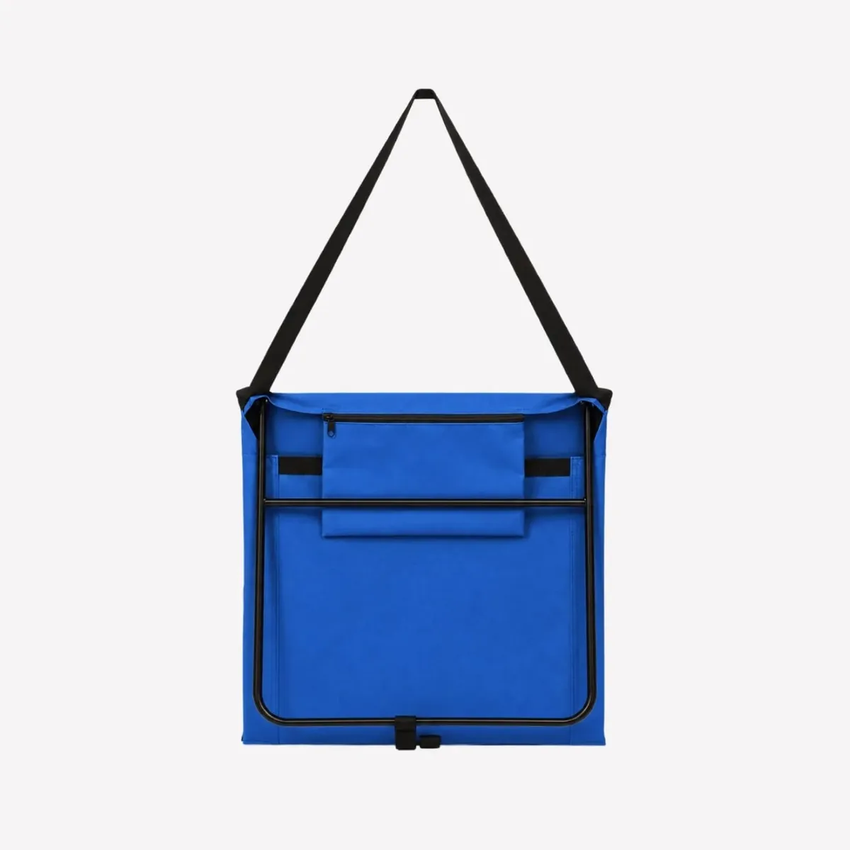 THINIA HOME - Esterilla Plegable de Playa Acolchada con Respaldo, Acero y Tela Oxford, Impermeable, Secado Rápido, Diseño Portátil, Bolsillo Trasero, Asa de Transporte foto 4