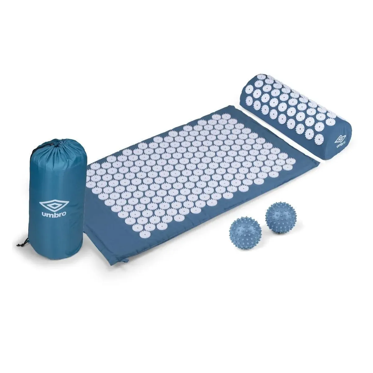 Umbro Esterilla Acupresion - Tapete de Acupuntura - Acupresión para el Dolor de Espalda - Alfombra Presopunctura - 42x71 cm - Azul foto 7