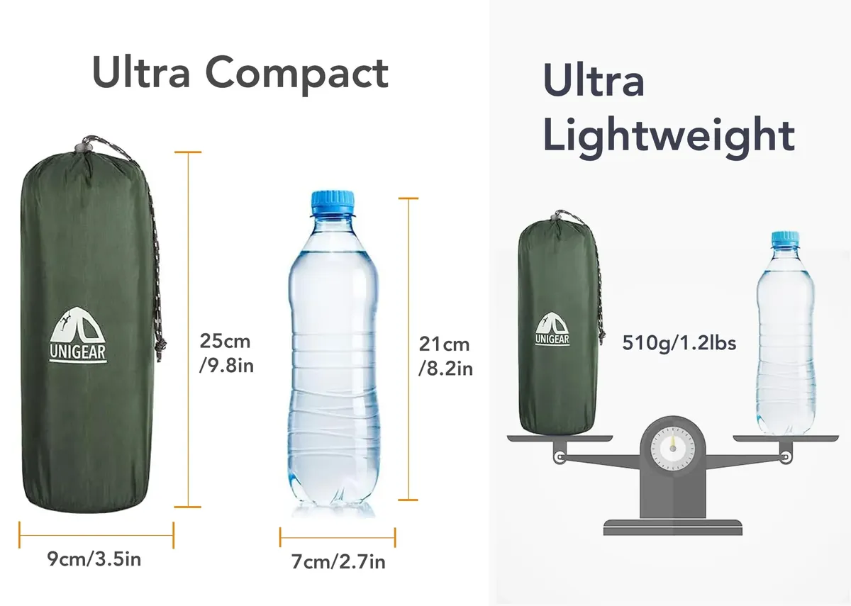 Unigear Esterilla Camping Hinchable Ultraligera foto 4