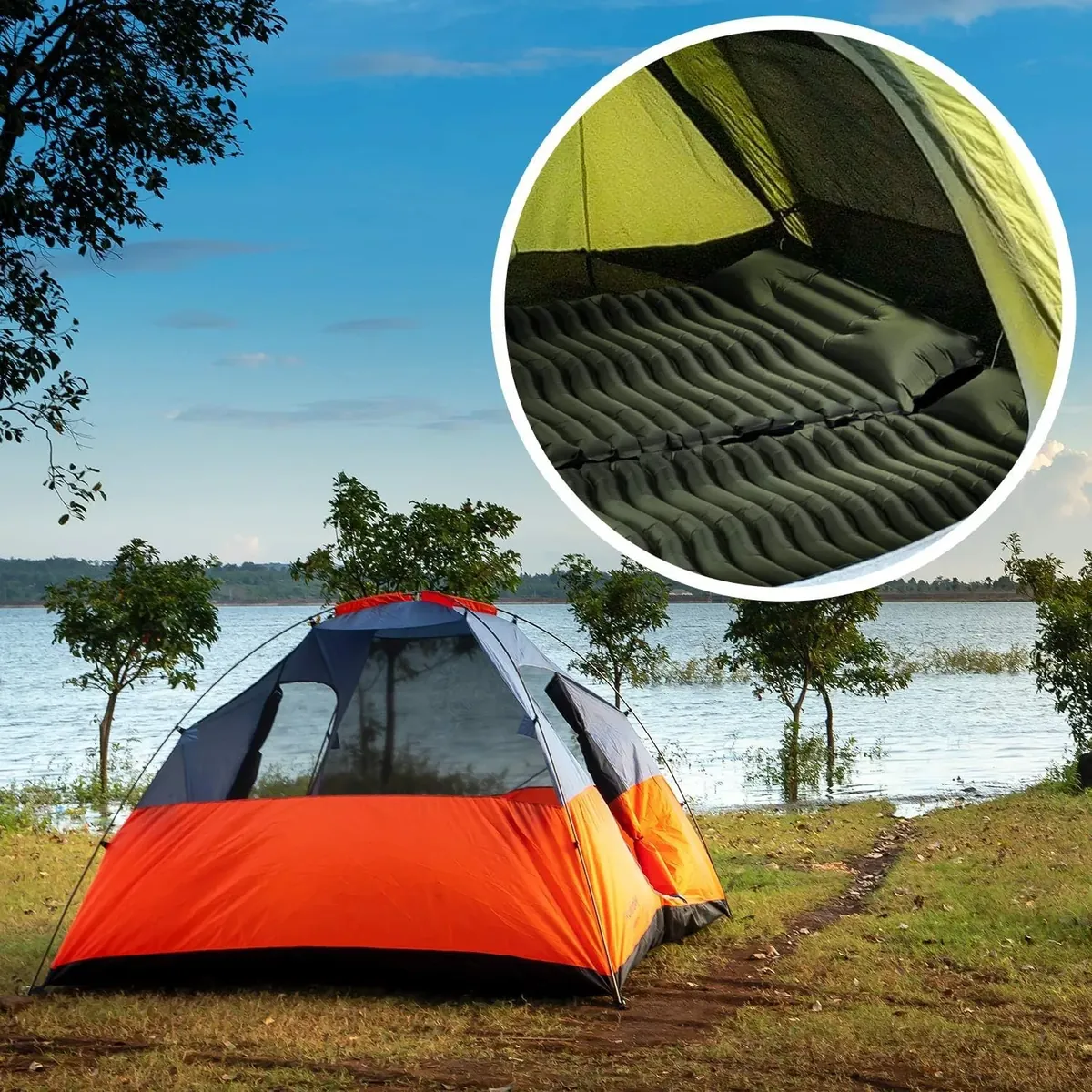 Unigear Esterilla Camping Hinchable Ultraligera foto 6