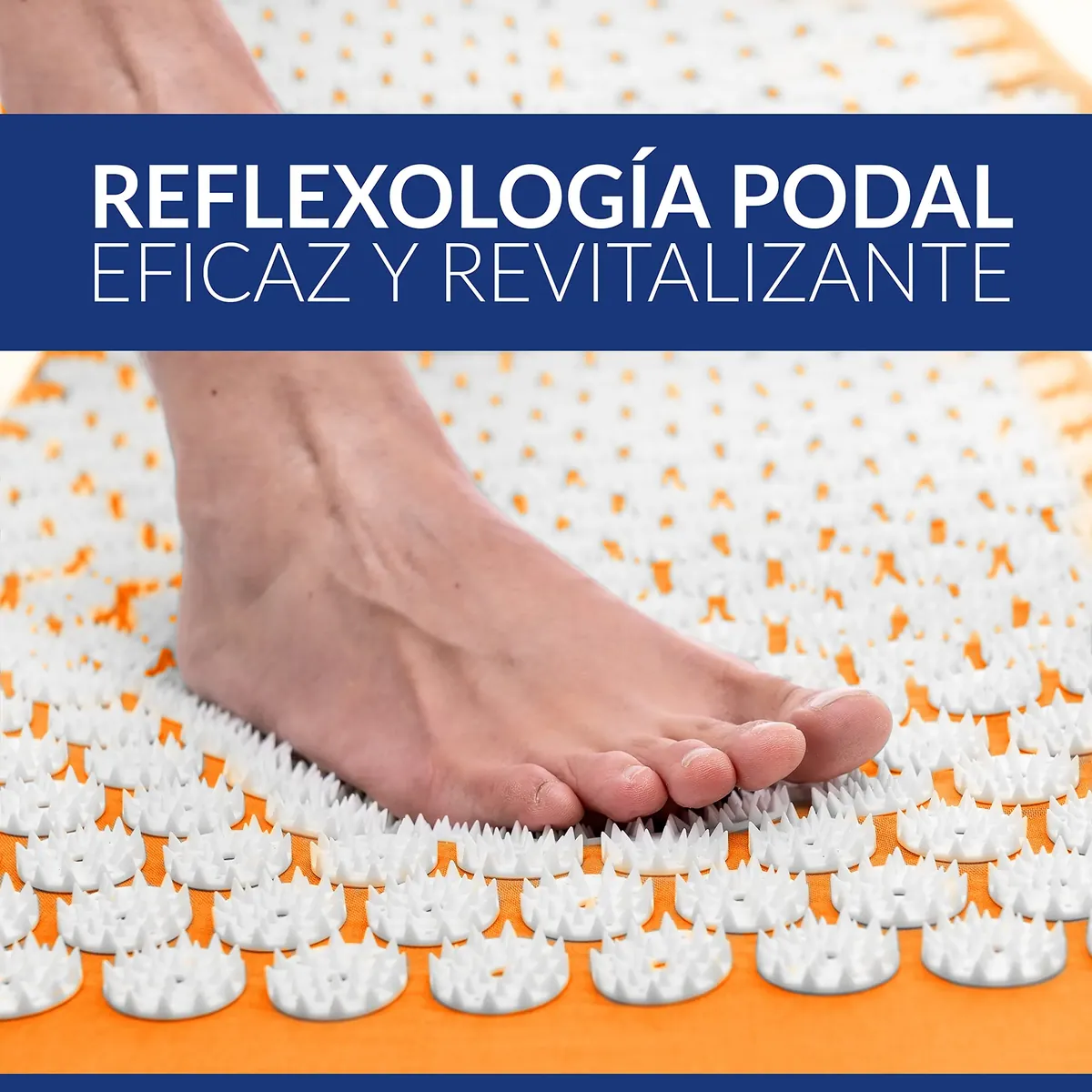 Wellax [El original] – Esterilla de acupresión con cojín – Relleno de 100% fibra de coco – Alivia la tensión y promueve la circulación sanguínea – Alfombrilla de masaje con cojín de acupresión foto 5