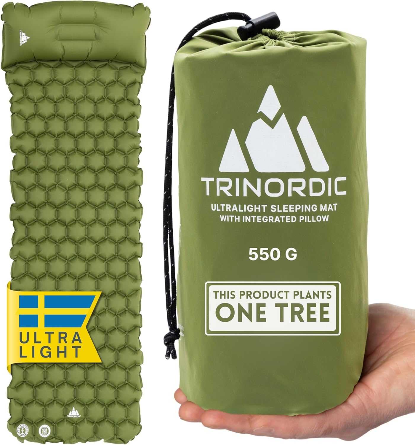 Disfruta del descanso al aire libre con la Esterilla de Camping Trinordic: confort y aislamiento en cada aventura.
