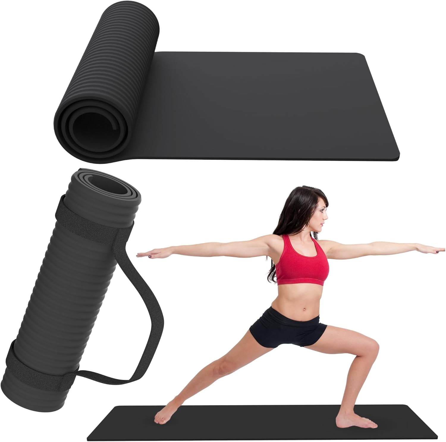 Esterilla de Pilates Popys extendida en suelo para sesión de ejercicios.