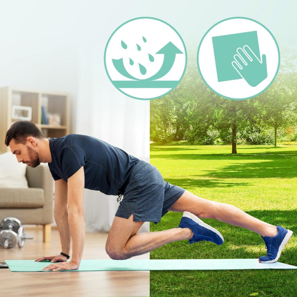 Rutina de entrenamiento funcional realizada sobre la Esterilla de Fitness DoYourFitness, que ofrece firmeza y amortiguación antideslizante.