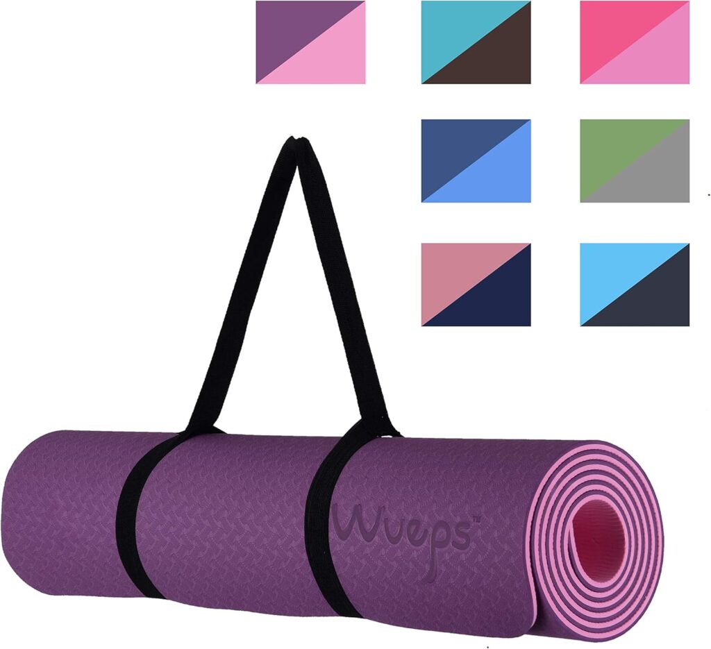 Esterilla Wueps – Ideal para casa una de las 5 esterillas antideslizantes para yoga
